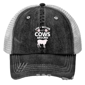 Discover Cow Farmer Cattle Farmer Trucker Hats
