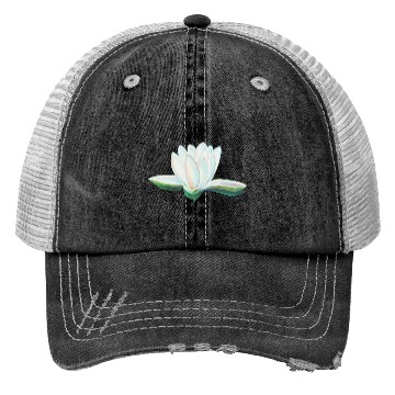 Discover White Lotus Illustration Trucker Hats