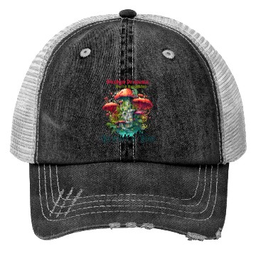 Discover Engineer Architect at Work, Fun Illustration Trucker Hats