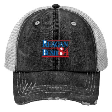 Discover REAGAN BUSH 84 Classic Trucker Hats