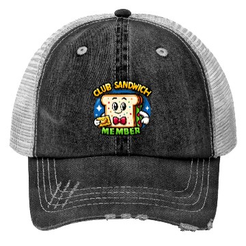 Discover The Club Sandwich Member Trucker Hats