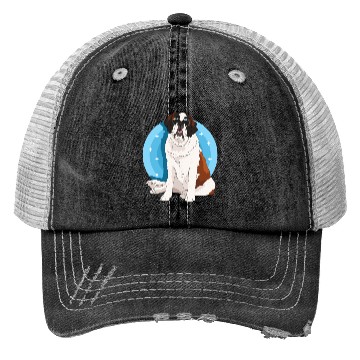 Discover St. Bernhard Saint Bernards Dog Owner Trucker Hats