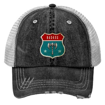 Discover Axe Throwing Axe Sports Emblem Design Trucker Hats