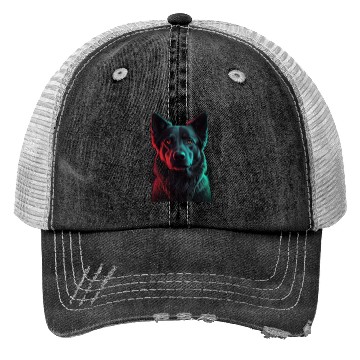 Discover Dog 4 Trucker Hats