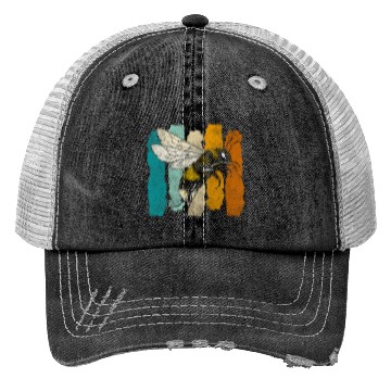 Discover Honey Bee Nature Flowers Bees Trucker Hats
