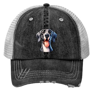 Discover Cute Great Dane Trucker Hats