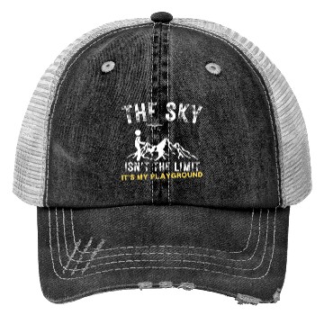 Discover Quadcopter Sky Is Not The Limit Funny Drone Pilot Trucker Hats