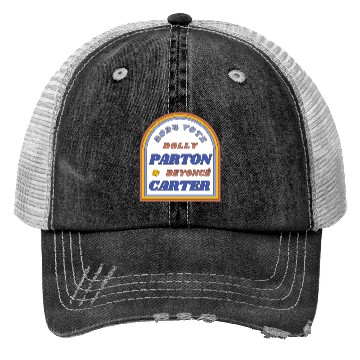 Discover Vote Dolly Parton & Beyonce Carter 2024 Election Trucker Hats