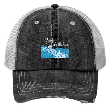 Discover Surf Lake Michigan Trucker Hats
