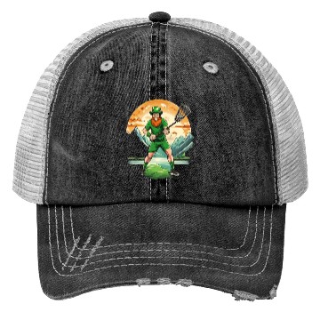 Discover St. Patrick's Day Shamrock St Paddy's Day Lacrosse Trucker Hats