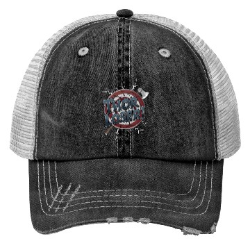 Discover Axe Throwing Viking Sport Norse Mythology Culture Trucker Hats