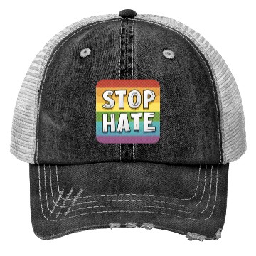 Discover LGBTQ Stop Hate Trucker Hats