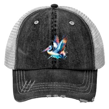 Discover Pelican in Flight Trucker Hats