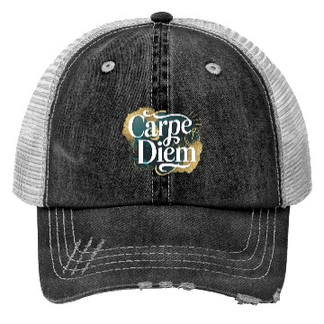 Discover Carpe Diem Trucker Hats