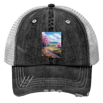 Discover Cherry Blossom Trucker Hats
