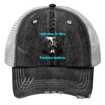 Discover Unleashed Force: Lightning Bolt Strikes Trucker Hats