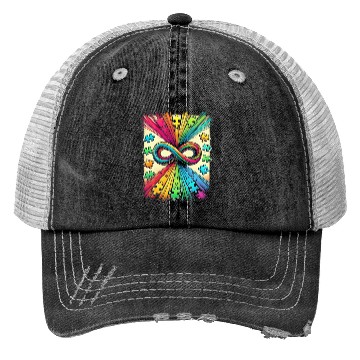 Discover Spectrum Explosion Trucker Hats