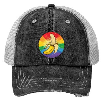 Discover LGBTQ Banana Trucker Hats