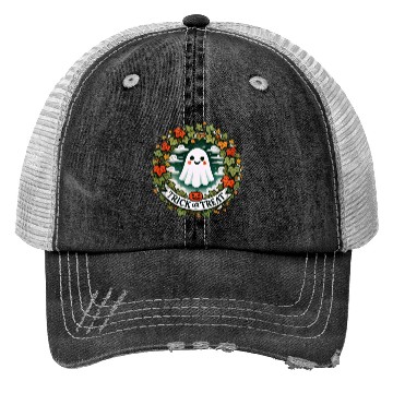 Discover Trick or Treat Ghost Trucker Hats