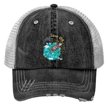 Discover Save Ocean Turtle Trucker Hats