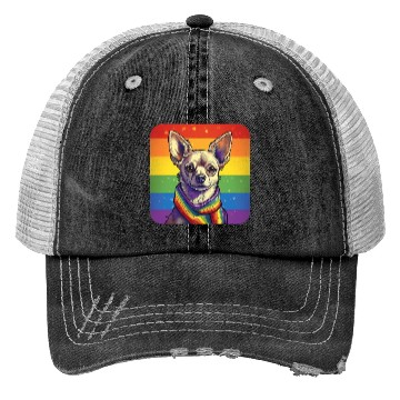 Discover LGBTQ Chihuahua Trucker Hats