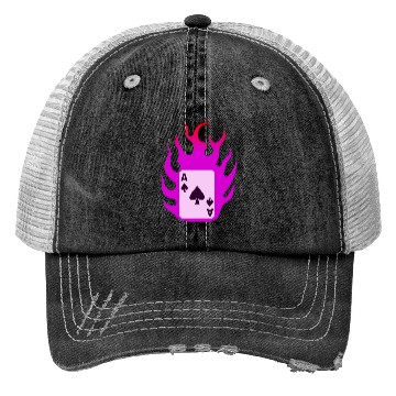 Discover Flaming Card - X-men Trucker Hats