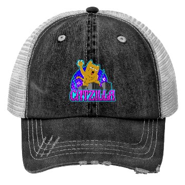 Discover catzilla Trucker Hats