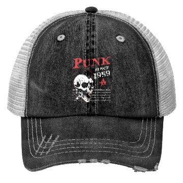 Discover Punks Not Dead, Punk Since 1959, 65 Years Old and Trucker Hats