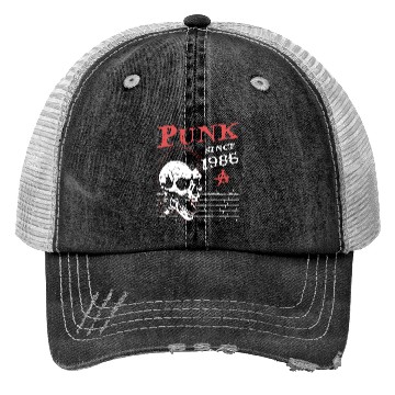 Discover 38 Years Old and Still Punk, Punks Not Dead, Punk Trucker Hats