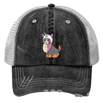 Discover Cute Bernese Dog Lover Unicorn Bernese Trucker Hats