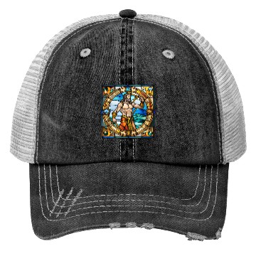 Discover "Poseidon" church window design Trucker Hats