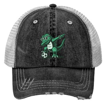 Discover green dinosaur Trucker Hats