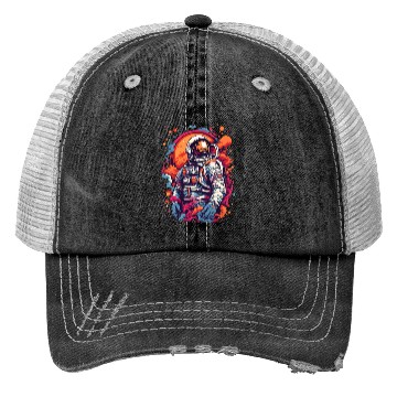 Discover Lost in Space Astronaut Trucker Hats