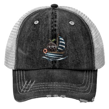 Discover Fruit Boating Blackberries Trucker Hats