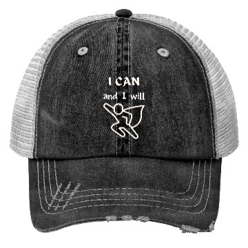 Discover I Can and I Will - Motivational Superhero Trucker Hats
