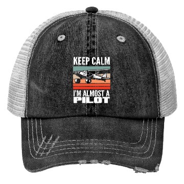 Discover Pilot Training Saying Flight School Trucker Hats