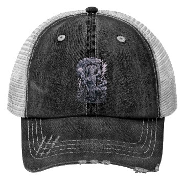 Discover Maya God Mayan Mythology Chaac with Lightning and Trucker Hats