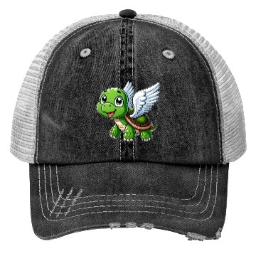 Discover Turtle Angel Wings Halo Farm Farmer Trucker Hats