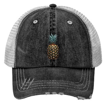 Discover Pineapple Realistic Trucker Hats