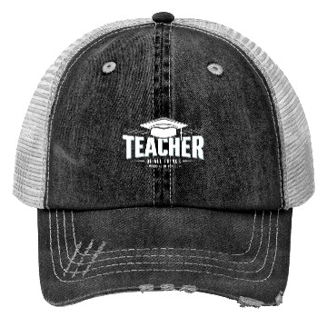 Discover Teacher School Profession Schoolteacher Trucker Hats