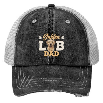Discover Labrador GOLDEN LAB DAD Labrador Owner Men Trucker Hats