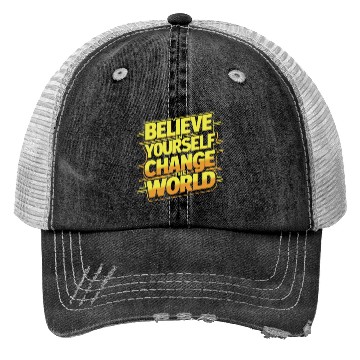 Discover Motivational Quotes Trucker Hats Design