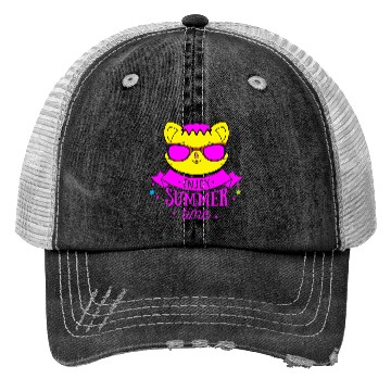 Discover Enjoy Summer Time - Cool Cat Trucker Hats