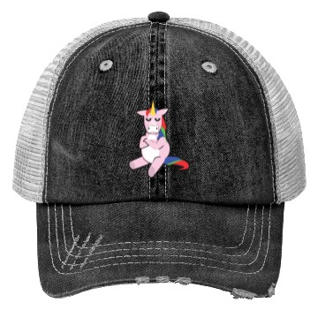 Discover Grumpy Unicorn Trucker Hats