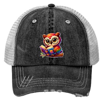 Discover If you need me Owl be Reading Owl Trucker Hats