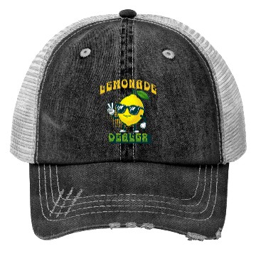 Discover Lemonade Dealer Lemon Juice Stand Store Staff Trucker Hats
