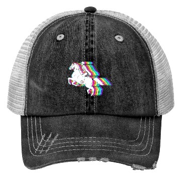 Discover Colorful Horse Equestrian Jockey Horse Racing Trucker Hats