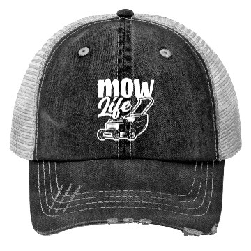 Discover Landscaper Gardener Lawn Mowing Life Trucker Hats
