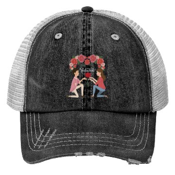 Discover Valentine's day Trucker Hats