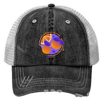 Discover Orange Fruit Trucker Hats